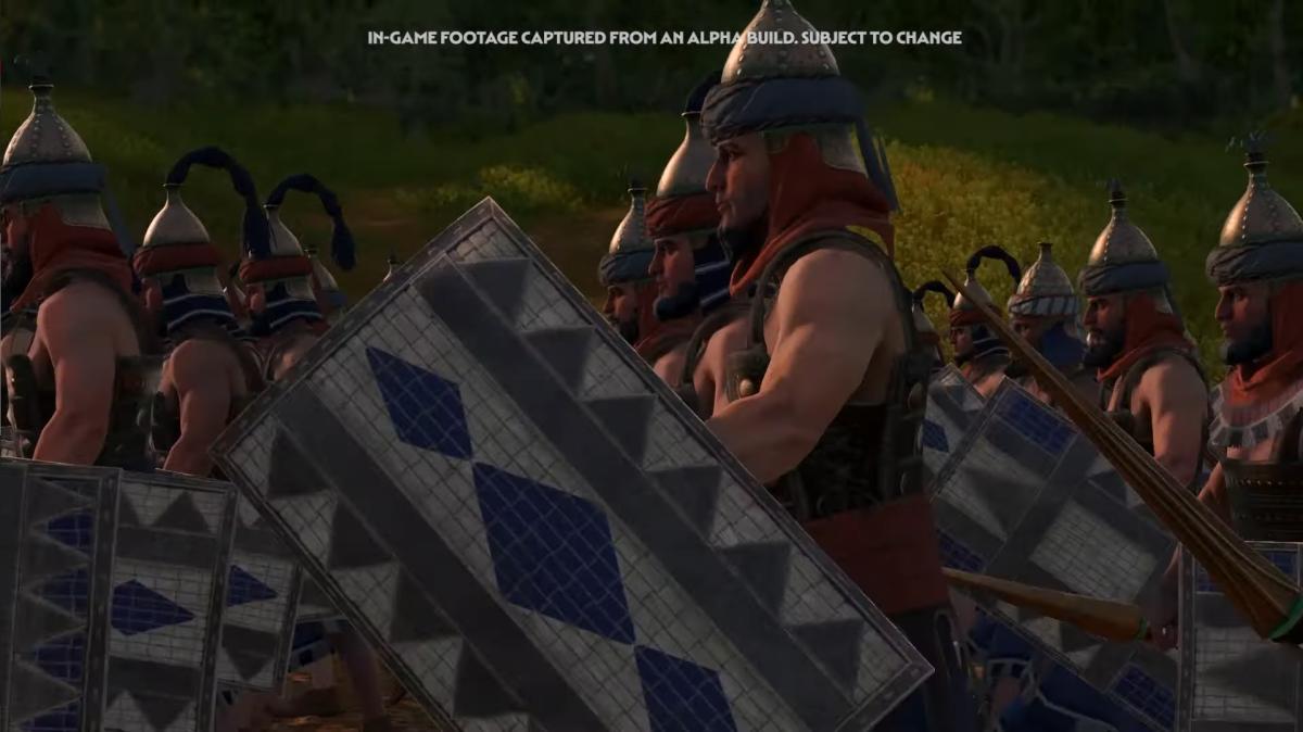 Total War: Pharaoh Canaanite swordsmen.